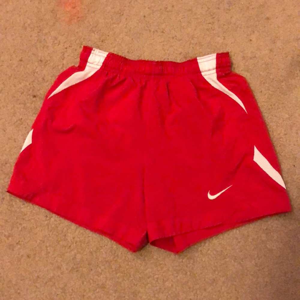 Nike Red athletic shorts